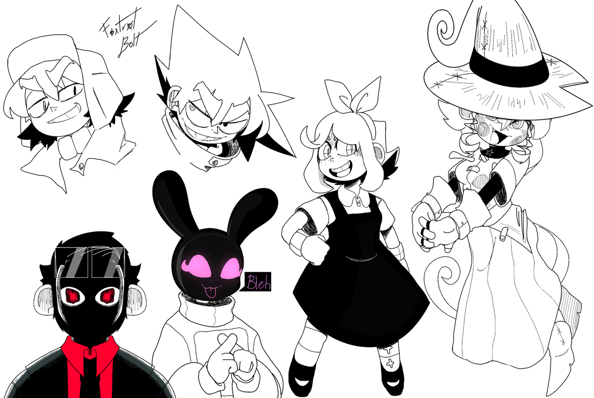 Zhake_Foxtrot's tweet photo. Summary.

Including @_vanny98 's oc because why not xd, its great. https://t.co/9aVjkFOJRM