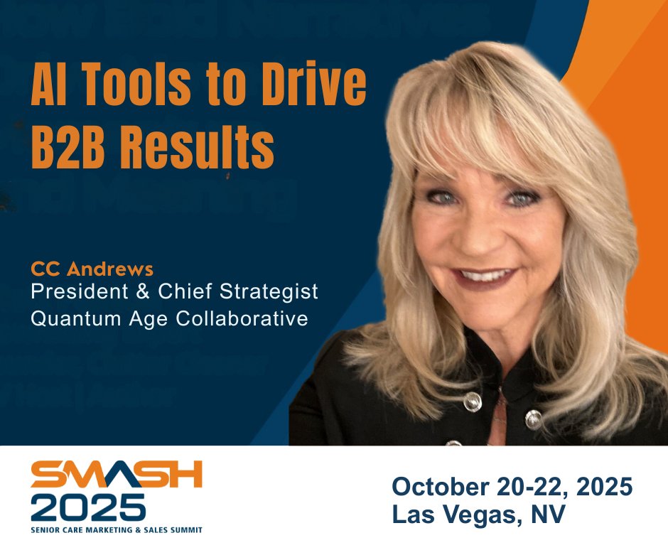 AI isn’t the future — it’s your competitive edge. Join <a href="/CCAndrews/">CCAndrews</a> at SMASH for a tactical, hands-on workshop built for solution partners who want to turn AI tools into real B2B results.  #SMASH2025 #QuantumAge #AIforBusiness #B2BMarketing