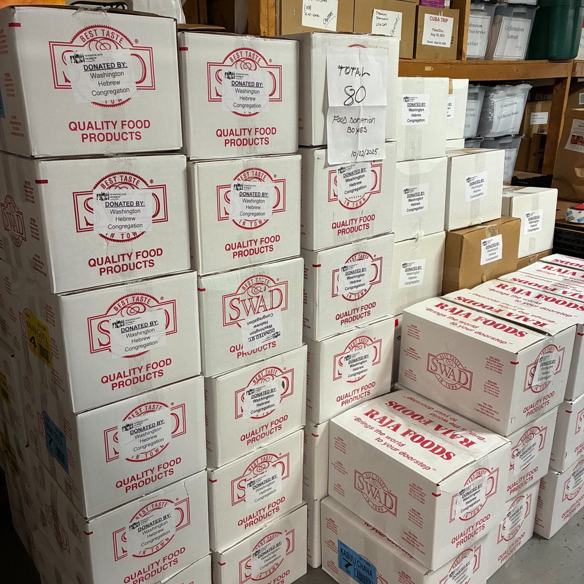 We’re deeply grateful to Washington Hebrew Congregation for their ongoing generosity! 

Their donations help us provide food, clothing &amp; resources to 200+ families each week. 

Together, we’re stronger for our community. 🧡
#YWCAInspires #CommunityPartners