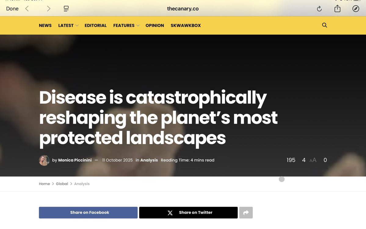 Forests collapsing, bats dying, apes infected—the planet is running a fever.

Habitat loss and climate change are creating a perfect storm of pathogens.

Like COVID, humanity will treat it as fiction until it becomes the headline.