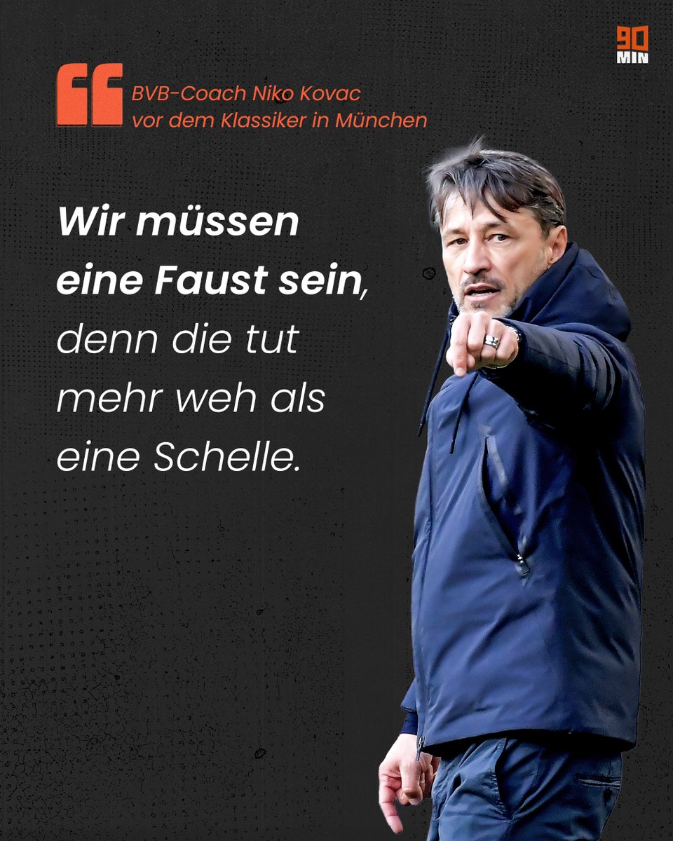 👊 Metapher-Mode vor dem Klassiker 🔛!

"Wenn du kein Zusammengehörigkeitsgefühl hast, dann kannst du im Mannschaftssport auch nicht das Maximum erreichen", so die Kovac-Weisheit.