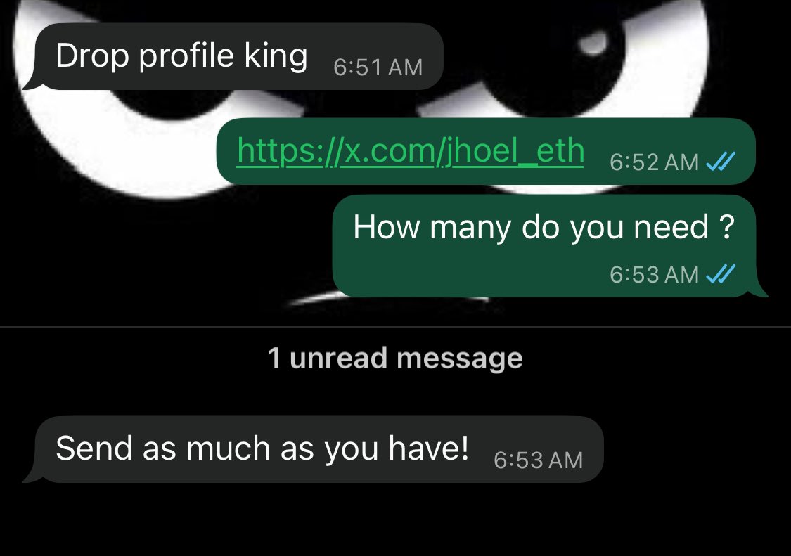 jhoel_eth's tweet image. I’m hiring Kols
Payments - $150 weekly
If you meet the requirements below.
RT & drop a comment, also Tag a friend who qualifies.
I’ll send you a Dm,
Must be following so I can dm you.
There’ll be slot for mini kols who don’t meet the requirements as well, so don’t…
