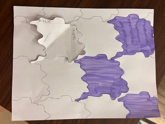 MrsCookMSMath's tweet image. What allows a shape to tesselate? What is a tessellation? Do all tessellations come for a translation? What other ways can you build a tessellation? Ss really enjoyed this activity.