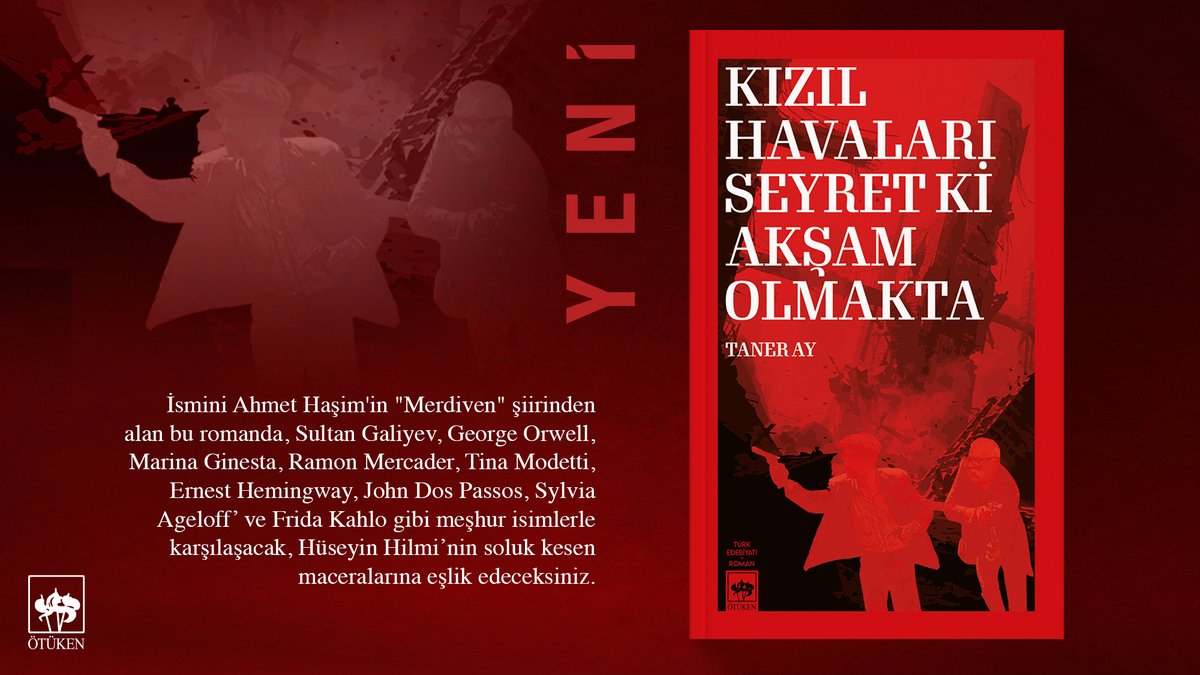 Ahmet Haşim'in o meşhur dizesi sizi yanıltmasın... Bu kez estetik bir dinginlikte değil, 20. yüzyılın en kanlı dehlizlerindeyiz.

Taner Ay'ın yeni romanı "Kızıl Havaları Seyret ki Akşam Olmakta", Sovyetler'in buzlu cehennemi Solovki kampından İspanya İç Savaşı'nın ateşli