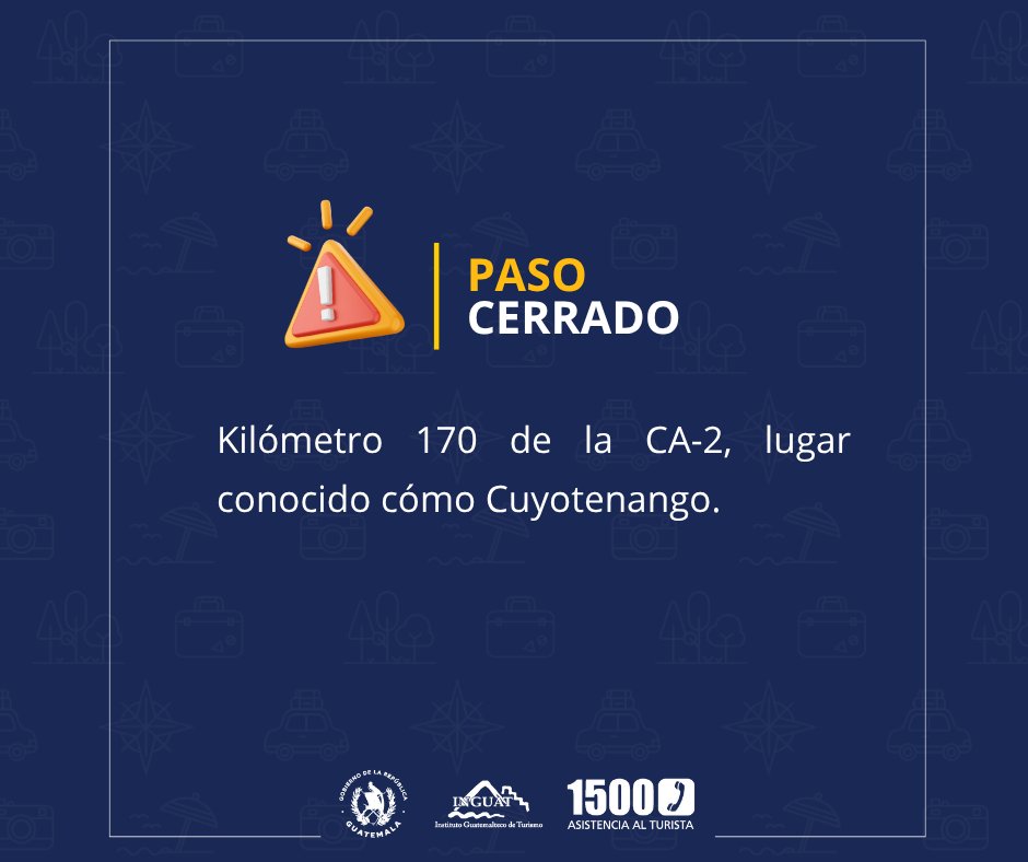 ⚠️ Información importante:

#Asistur1500