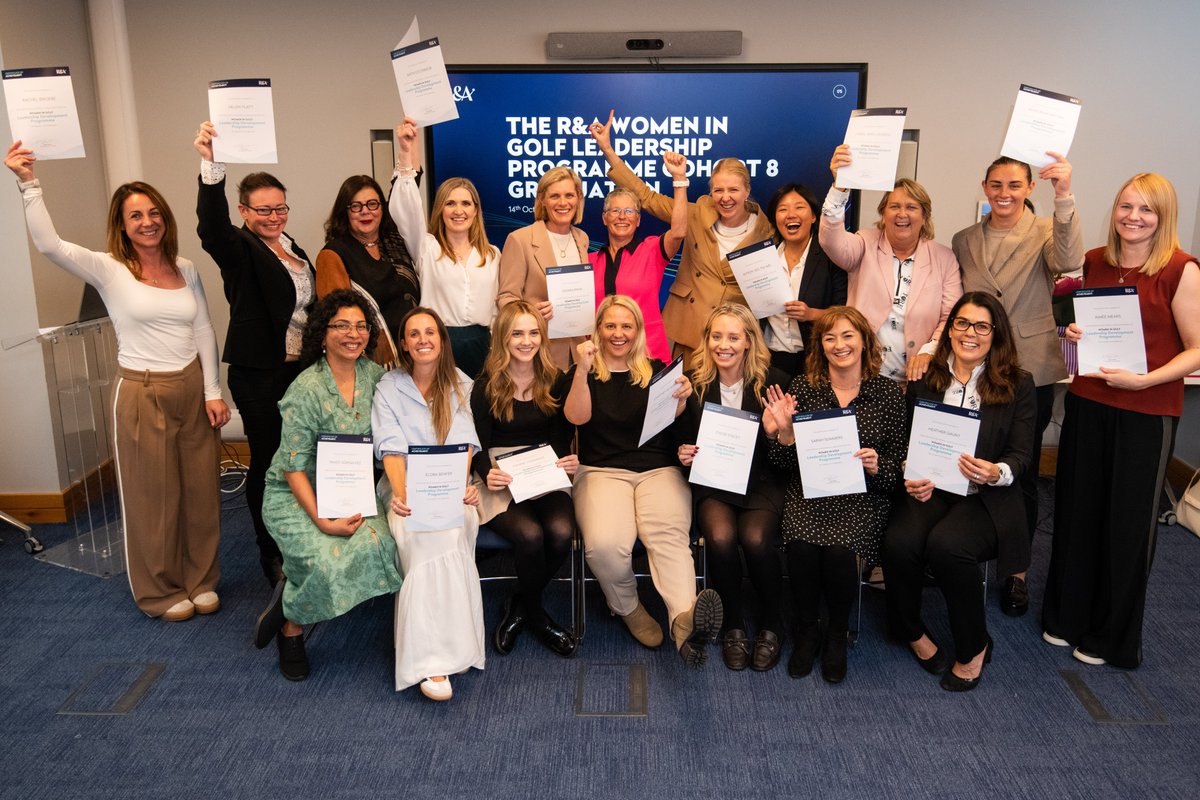 Congratulations to the recent graduates of our R&amp;A Women in Golf Leadership Development Programme 👏💙

Participants from around the world, representing several aspects of the golf industry, took part in the 12-month programme which is designed to build leadership confidence,