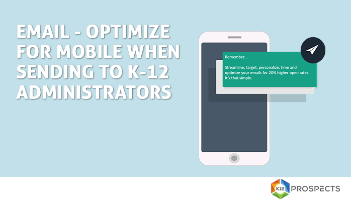 K12Prospects's tweet image. Everyday Principals and superintendents delete emails without reading them. Make sure you optimize your email for mobile devices. bit.ly/2LjZ36J
#edchat #k12 #mlearning #elearning