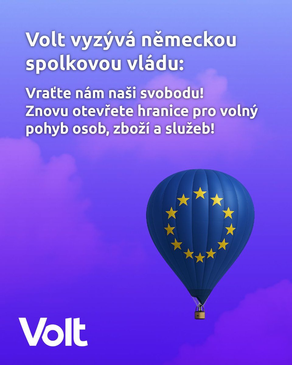 VoltCzechia's tweet image. #svobodabezhranic #freedomwithoutborders #svoboda #freedom