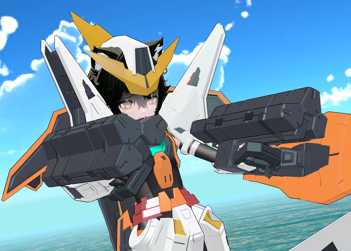 kageroh_vr's tweet image. 「反射と思考の融合。それこそが超兵のあるべき姿だ!!」

キュリオスのアーマーを着たMS少女なNemoちゃん完成！！
これで一応VRC_MS少女界隈で一期ソレスタルビーイングの機体が揃ったらしいですよ奥さん
#VRChat  ＃VRC_MS少女