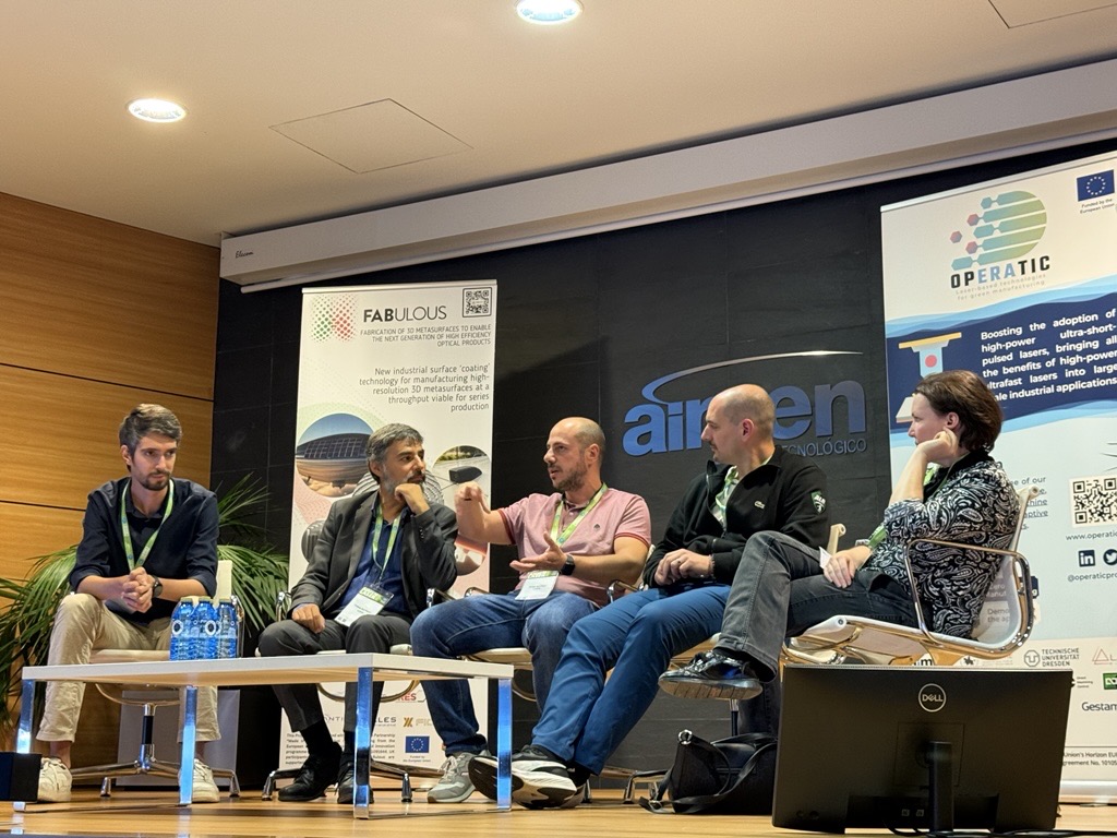 This afternoon, another activity took place as part of the Internacional Laser Week: the <a href="/OPeraTICProject/">OPeraTIC Project</a> &amp; #FABulousProject on dynamic beam shaping in laser materials processing - towards precision, efficiency and flexibility.

#aimenresearch #EUresearch #HorizonEurope