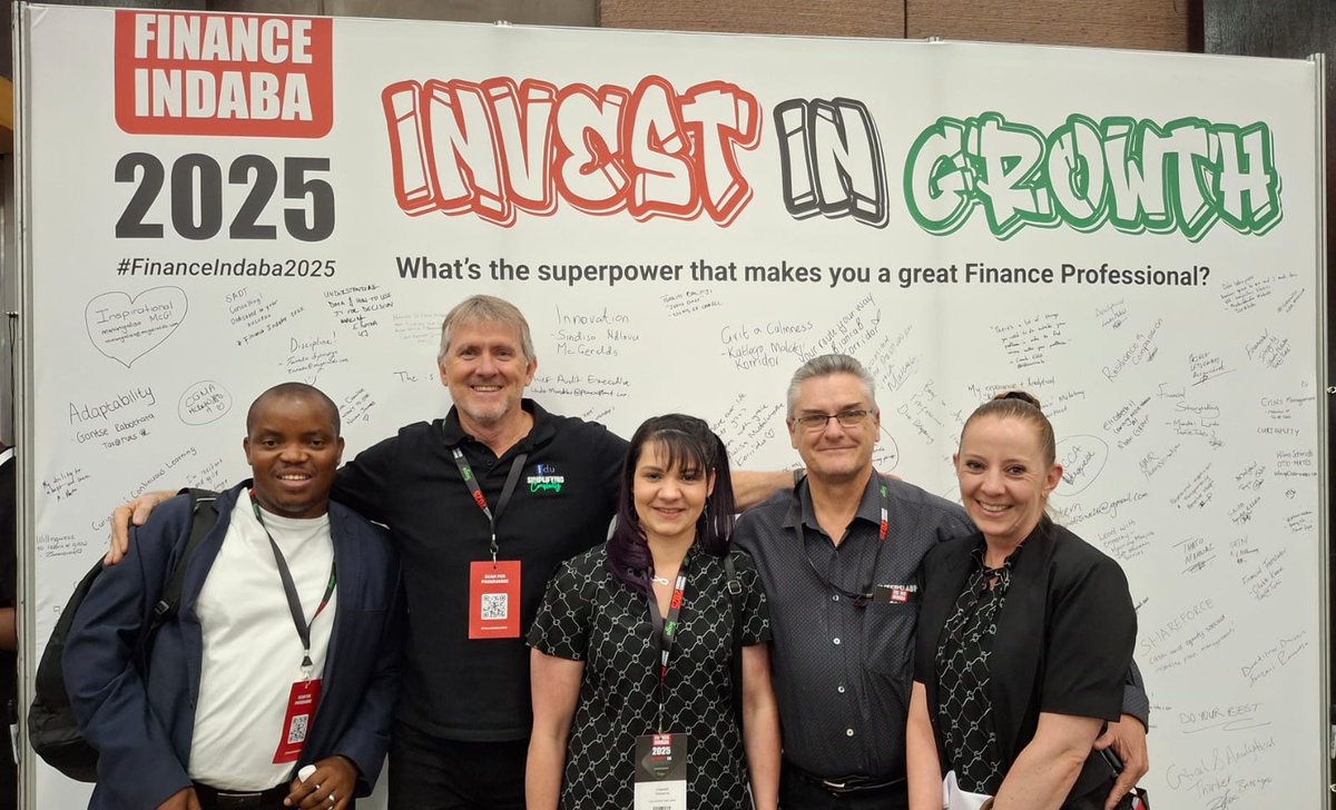 iduSoftware's tweet photo. What an inspiring day at #FinanceIndaba2025! We've loved catching up with clients and meeting new connections.  The buzz at the IDU stand has been fantastic. Here's to empowering finance teams and driving performance together.
#IDU #EmpoweringFinance #SimplifyingComplexity https://t.co/q177j3tEKJ