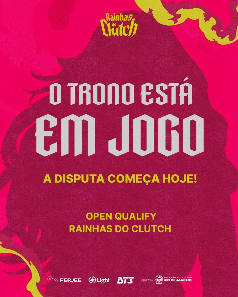 O trono está em jogo 👑

Começa hoje a batalha pelo título do Rainhas do Clutch! 💥

Quem será que leva a disputa? 👀
#RainhasDoClutch #LutePelaCoroa