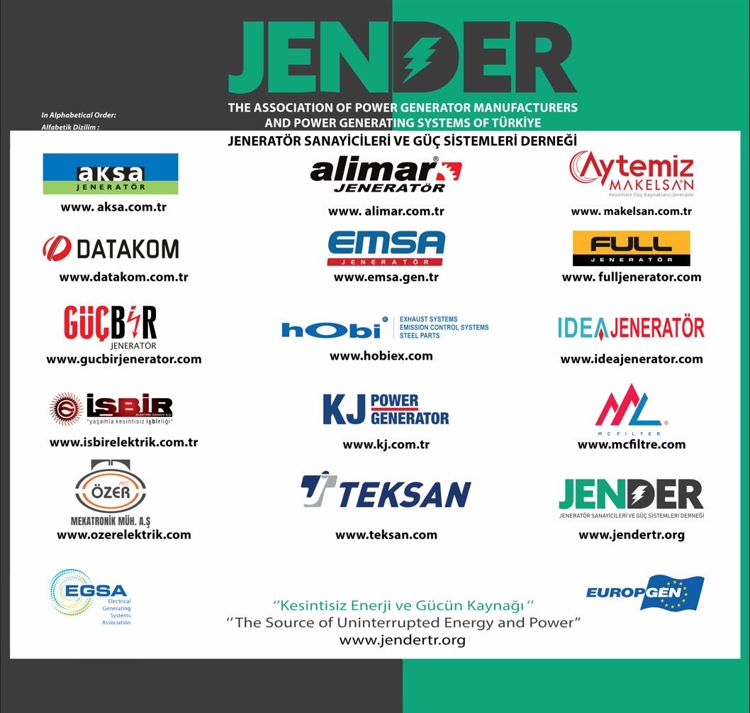 JENDER_TR's tweet image. Türk Jeneratör ve Güç Sistemleri Sektörü, JENDER öncülüğünde küresel arenada güçleniyor!”
#JENDER #PowerGeneration #PowerSystems #TurkishIndustry #Generator #EnergySolutions #Export #Engineering #Innovation #Manufacturing #DieselGenerators #UPS #HybridSystems #EnergyStorage