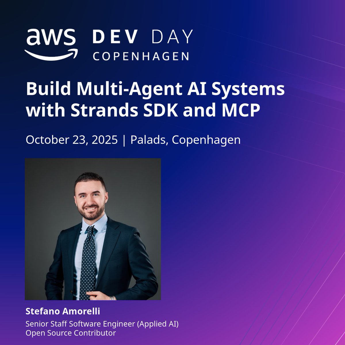 stefanoamorelli's tweet image. Open your #vim and see you in #copenhagen at @awscloud #DevDay next week!
Thanks @GunnarGrosch for inviting!