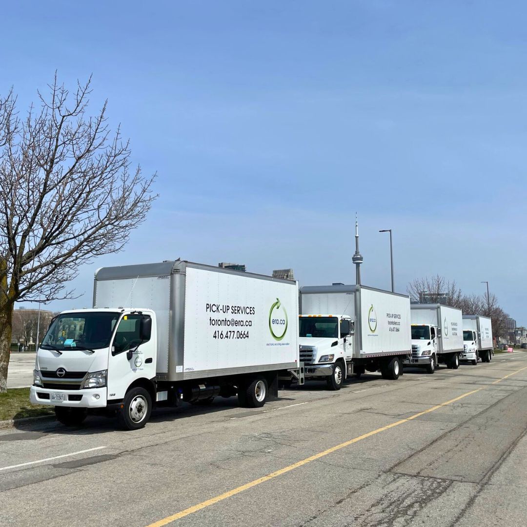 Electronics Recycling Pickups in Toronto and the GTA

The Electronic Recycling Association (ERA) offers secure and convenient electronics recycling services across the Greater Toronto Area. From certified data wiping to donating refurbished devices, every pickup helps protect the