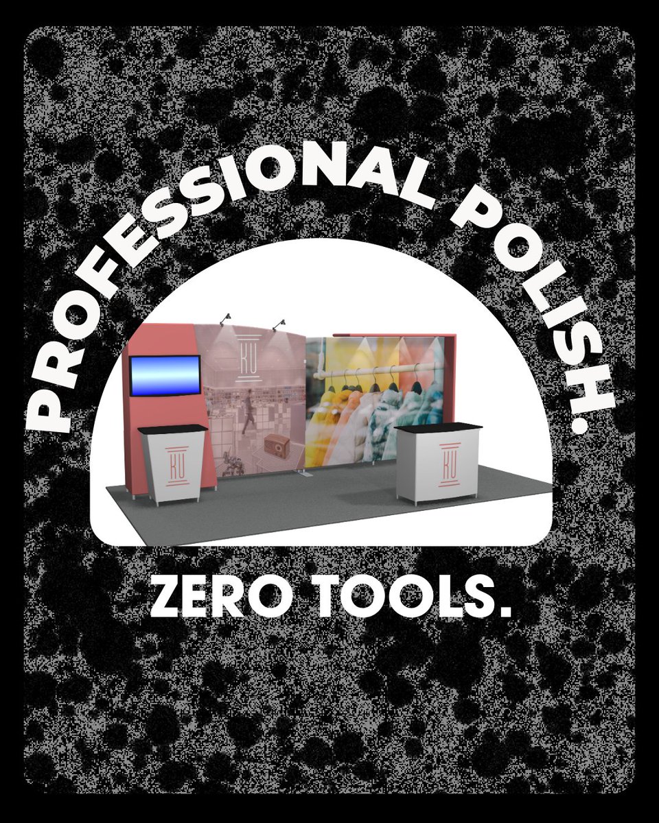 FeatherliteMN's tweet image. Trade shows move fast. But ease doesn’t mean average.
This system delivers sleek, high-end visuals with the polish of a custom build.

Shop this exhibit: hubs.li/Q03s-Vrp0