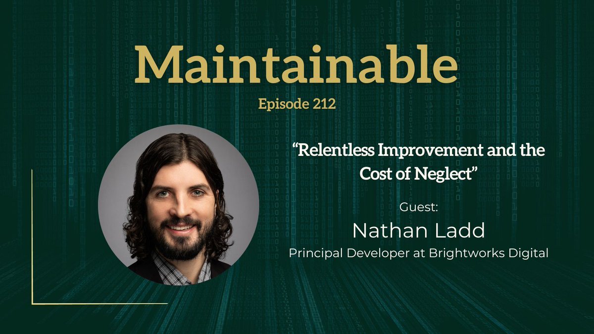 _maintainable's tweet image. 🔊 Catch up with @RobbyRussell as @realntl explains why monoculture can move fast but consensus sustains long-term progress.
🗳️ They discuss how, when original developers leave, new teams must take ownership of architectural decisions.
🎧 Listen here: buff.ly/TelcgXB