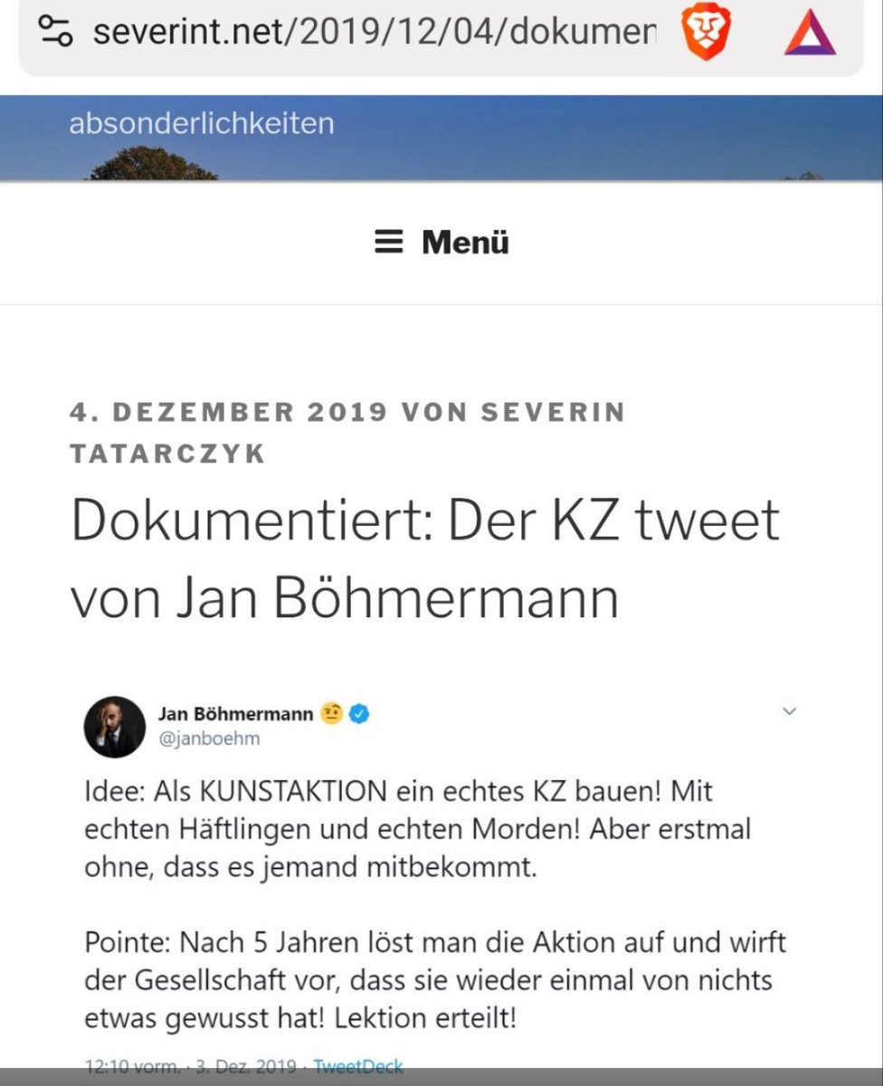 9Incide's tweet photo. Public service broadcasting @tazgewitscher mouthpiece for RAF PLO and paedophiles #NaziSau HETZE from the #Böhmermann concentration camp
#DiePartei may #Nazistöten - was allowed by the judiciary, the #Lynchjustiz #MayaT begins Or #AfD #HÄNGEN
The good #Hass is the PROBLEM
⬇️⬇️⬇️ https://t.co/Rl0Par6FRZ