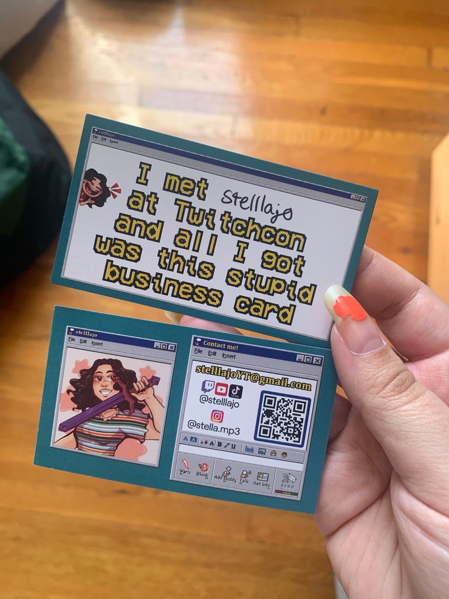 i'll be in san diego for twitchcon this weekend!! 💜 come say hi and grab a silly lil card!!