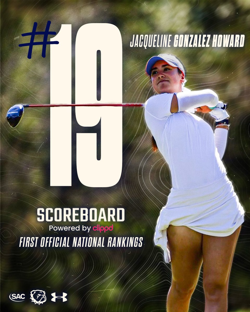 ‘DOGS ON TOP! 

<a href="/Wingate_WGolf/">WU Women's Golf</a> is the #1 team in the nation for the first time in program history! 

3 Bulldogs ranked in the top 20 led by top-ranked Amely Bochaton &amp; 6th-ranked Olivia Meinecke!

#OneDog