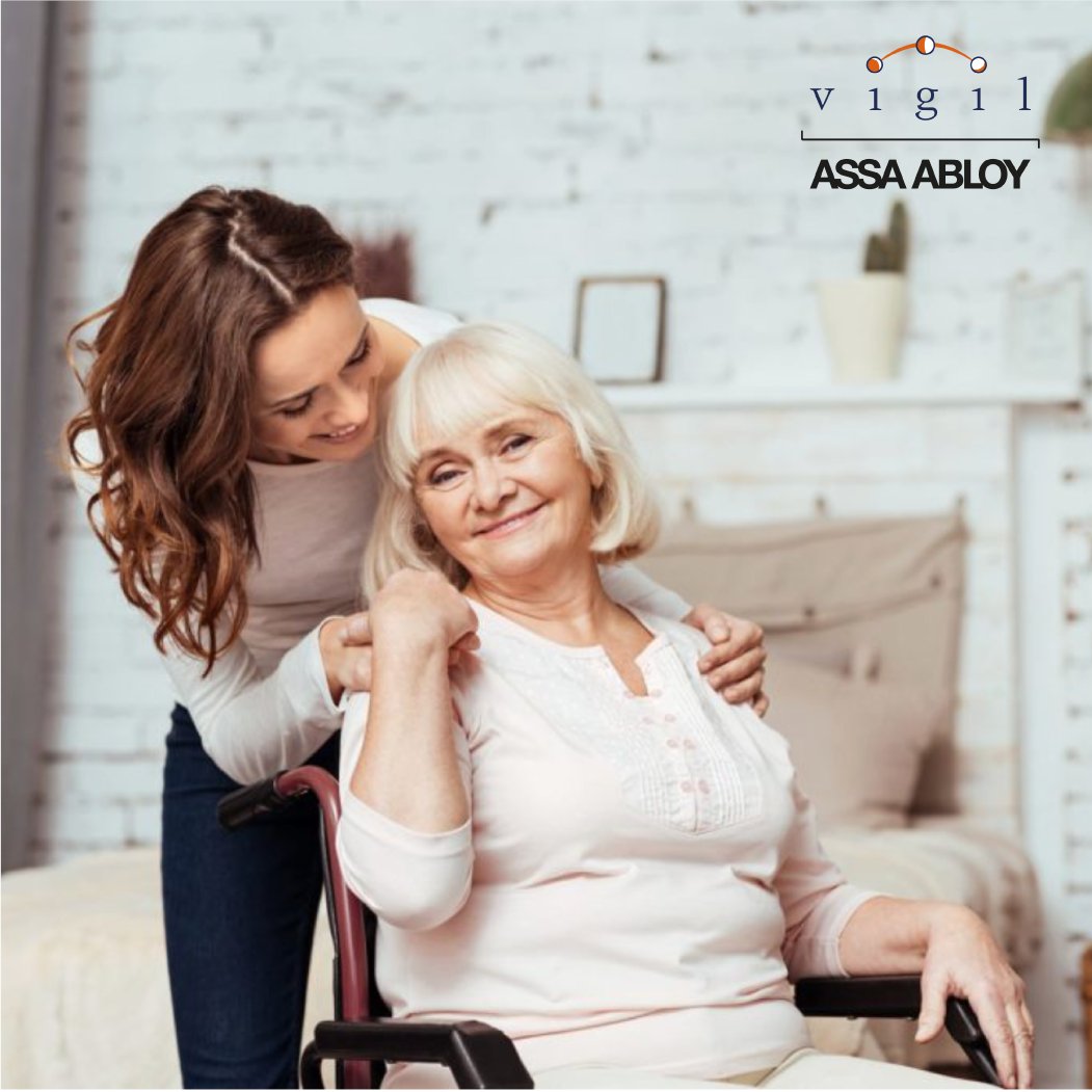 VigilHealth's tweet photo. The Vigil Memory Care System uses cutting-edge motion sensors + intelligent software to monitor residents with memory challenges—detecting routine changes and delivering timely, targeted care. Making peace of mind the standard. 💙✨ https://t.co/kdQqGFfiVp