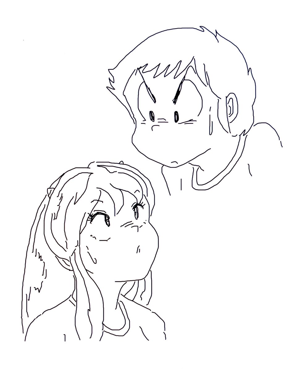 puu64982948's tweet photo. これほど お似合いな2人いないわ…

ささっと描きでおやすみします。

おやすみなさい…。 https://t.co/GciXN0Sdkc