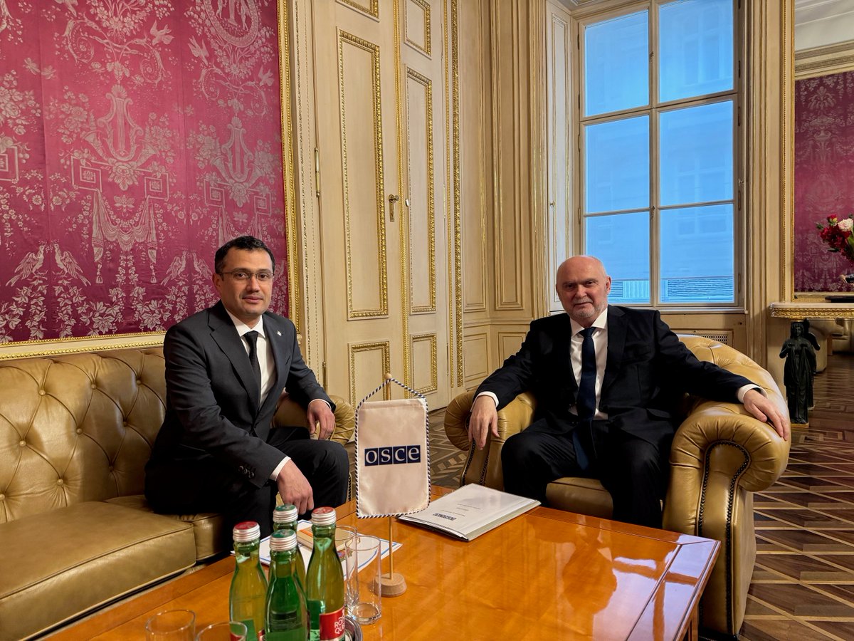 On 13 October 2025,a meeting was held between Ambassador H. Amanazarov andOSCE Secretary General Feridun Sinirlioğlu.During the meeting,the parties discussed issues related to Turkmenistan’s cooperation with the OSCE Secretariat andthe autonomous institutions ofthe Organization.