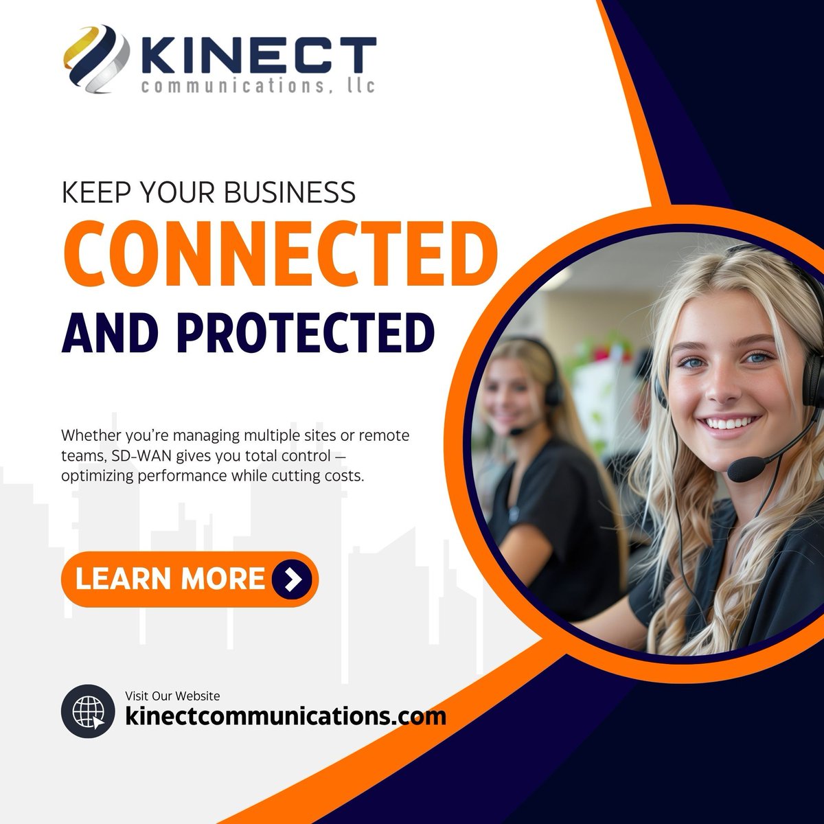 KinectCommunic1's tweet image. 🔒 Keep your business connected and protected with Kinect SD-WAN.

Let’s make your network work smarter.

👉 hubs.la/Q03Nvgzq0

#SDWAN #BusinessInternet #SecureNetworking #KinectCommunications