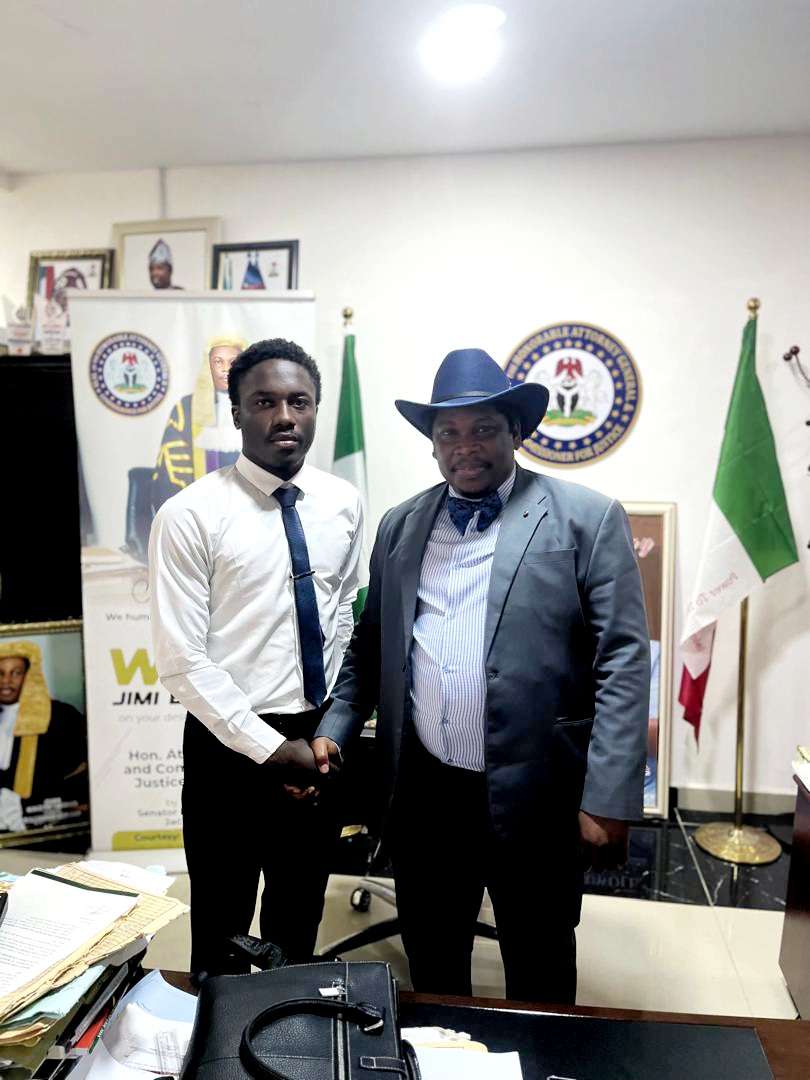 PARABOY (@wizzystardom) on Twitter photo With the Honorable Attorney General of Osun State- Wole Jimoh Bada, SAN, and a distinguished Life Bencher. With the Honorable Attorney General of Osun State- Wole Jimoh Bada, SAN, and a distinguished Life Bencher.