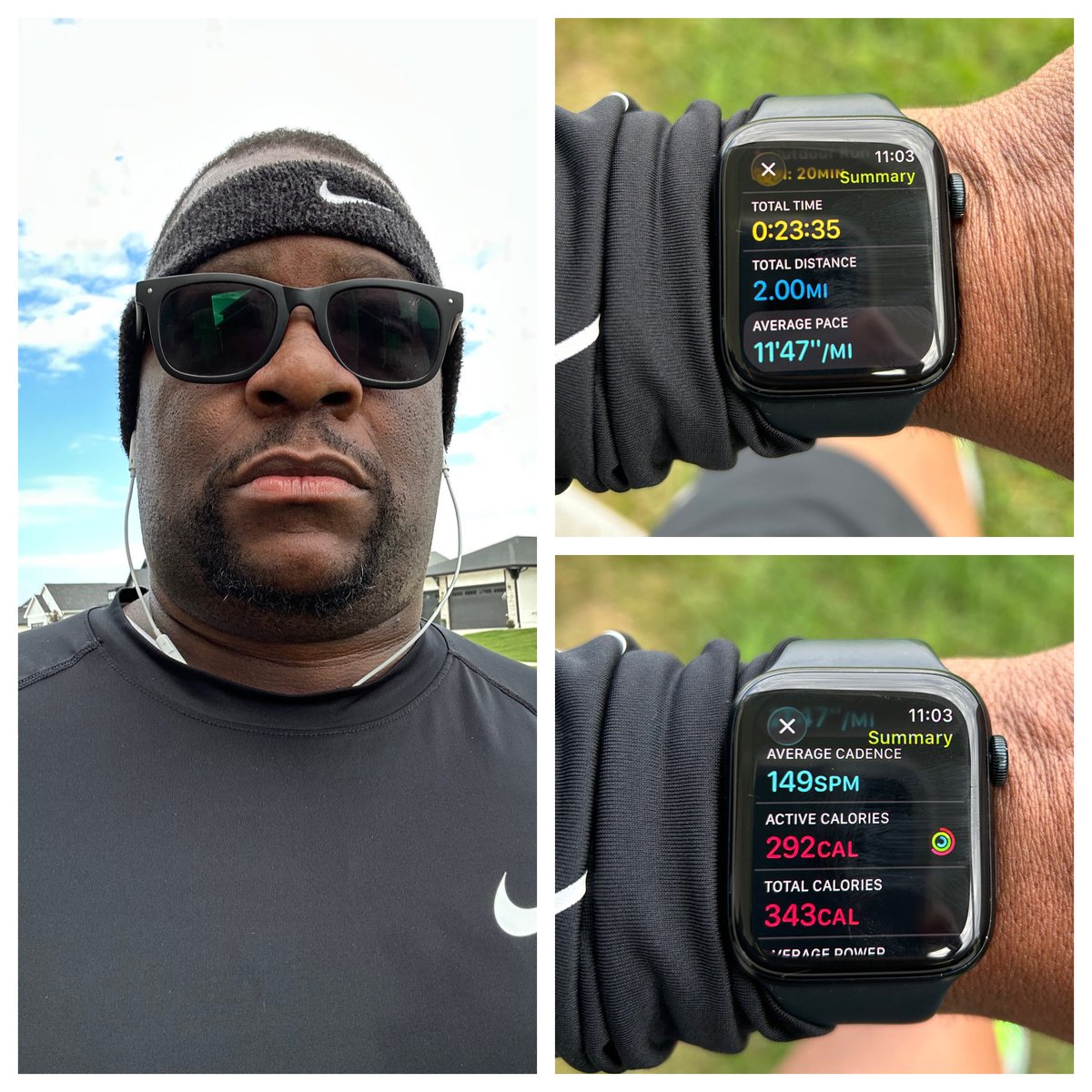 TBrown_80's tweet photo. Got that midday run in. #RunTCB https://t.co/uLaimkuPSB