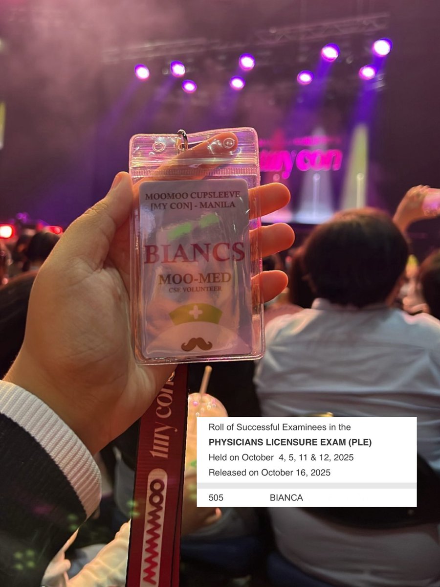 mo_onstella's tweet image. sorry i was a little mia for the past two years, but now i’m SO happy to say that your moo med volunteer is finally officially licensed to heal! 🥹🩺 AAAAAAAAAA MAMAMOO MAY DOCTOR NA KAYO @RBW_MAMAMOO !!!