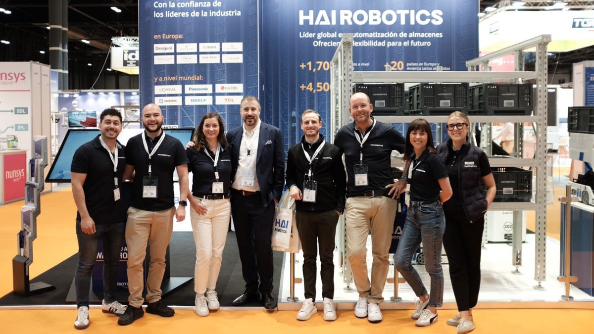 HaiRobotics's tweet image. 🎉 That’s a wrap on Logistics &amp;amp; Automation Madrid!

A huge thank you to everyone who visited our stand to see the award-winning HaiPick Climb in action and explore ways to enhance their warehouse operations! ⚡

#WarehouseAutomation #LogisticsInnovation