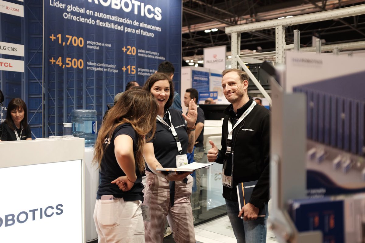 HaiRobotics's tweet image. 🎉 That’s a wrap on Logistics &amp;amp; Automation Madrid!

A huge thank you to everyone who visited our stand to see the award-winning HaiPick Climb in action and explore ways to enhance their warehouse operations! ⚡

#WarehouseAutomation #LogisticsInnovation