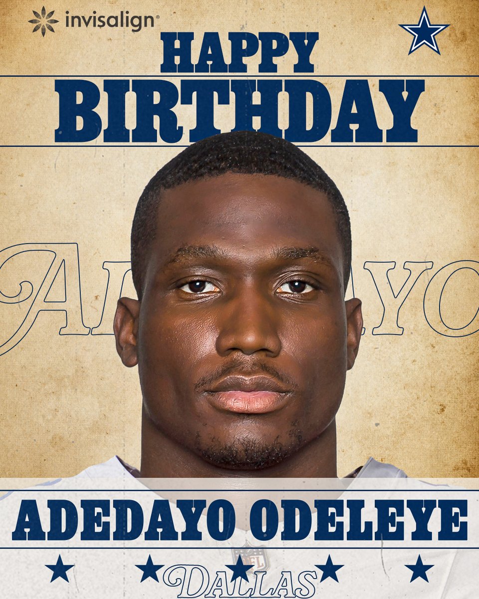 dayo's day! hbd 🎁

#DallasCowboys | @Invisalign 