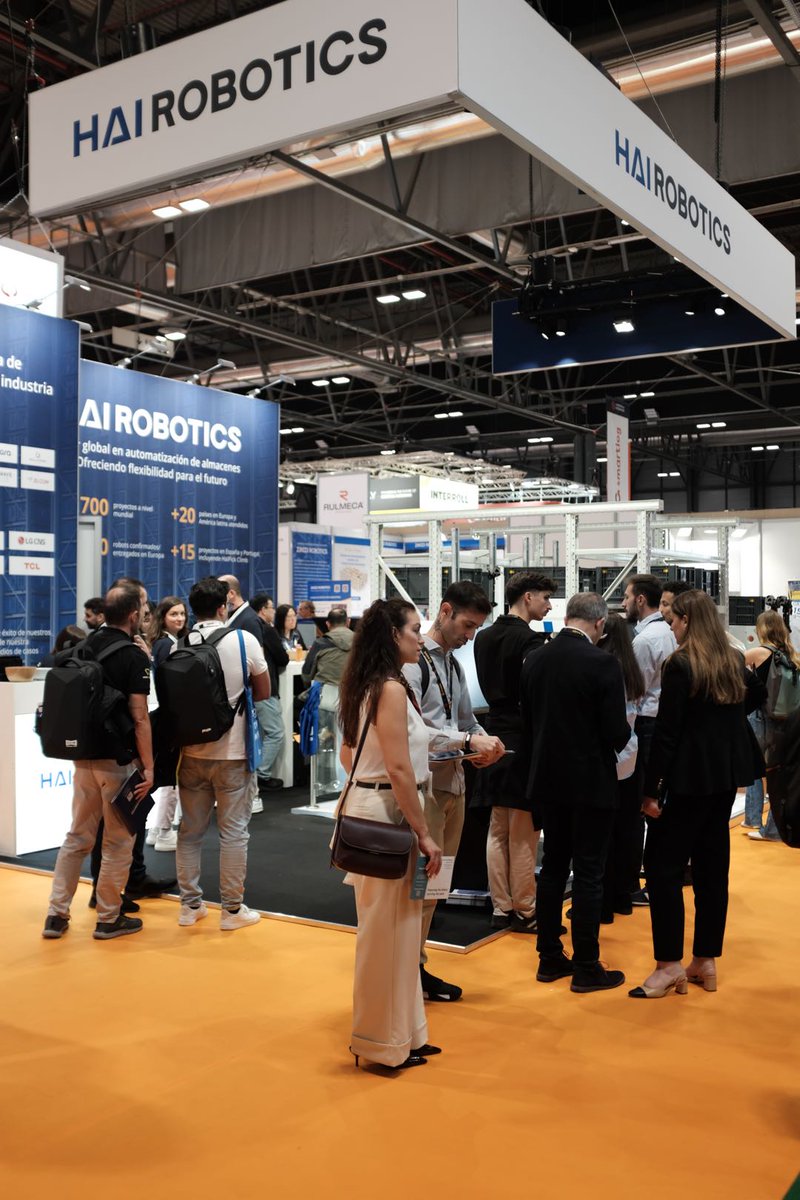 HaiRobotics's tweet image. 🎉 That’s a wrap on Logistics &amp;amp; Automation Madrid!

A huge thank you to everyone who visited our stand to see the award-winning HaiPick Climb in action and explore ways to enhance their warehouse operations! ⚡

#WarehouseAutomation #LogisticsInnovation