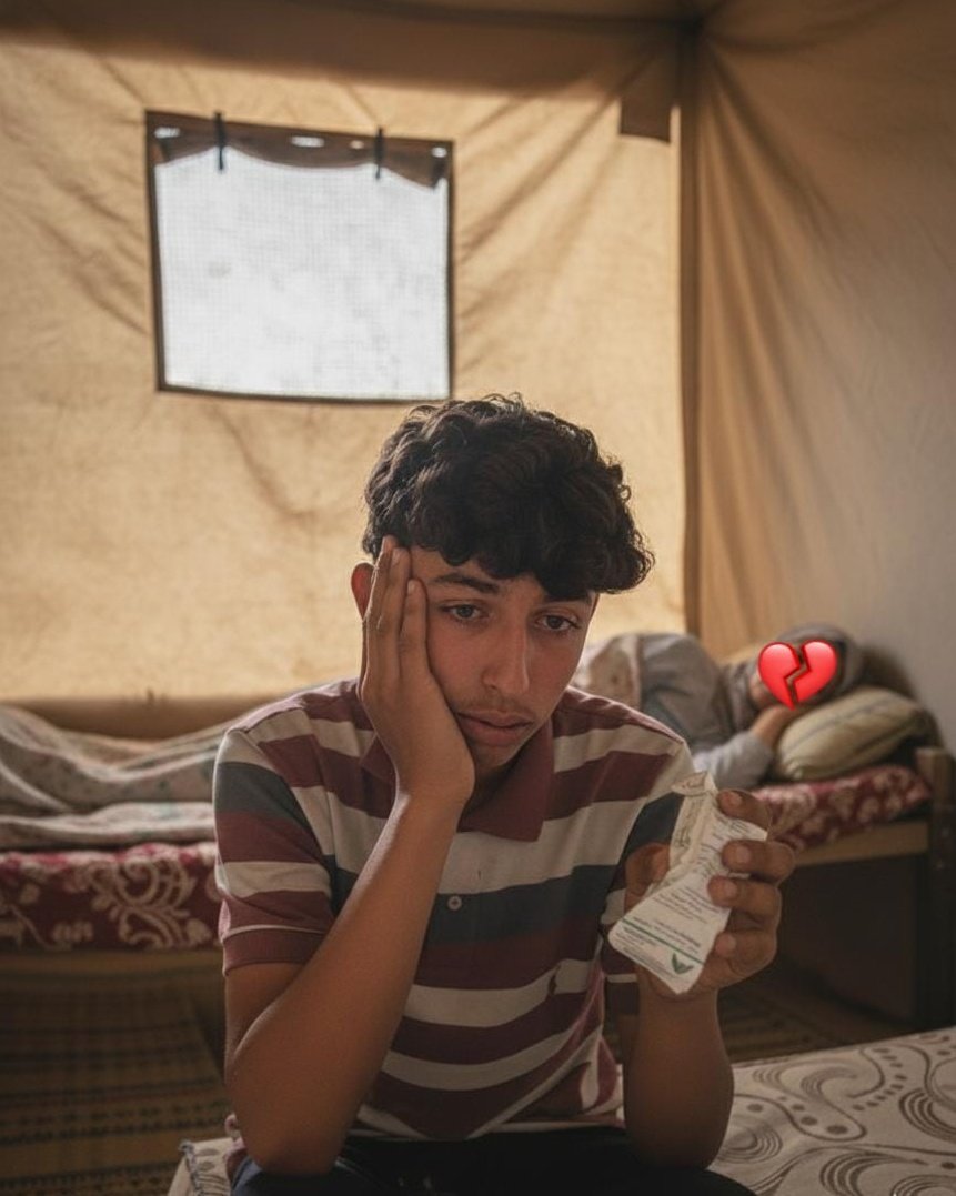 jamil_GZ's tweet image. ‼️‼️
Every moment my mother goes without medicine, she grows weaker… seeing her in pain breaks my heart.
I hold her empty medicine in front of you, powerless to help her. 💔
If you’re scrolling, please leave a dot "." — it’s just a dot (🍉)
🔗 chuffed.org/project/153405…