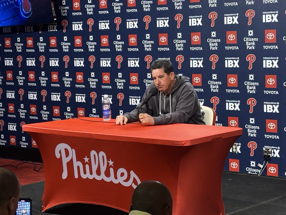 JClarkNBCS's tweet image. Rob Thomson says JT Realmuto is the most prepared catcher he has ever been around in his career, coming up with his own game plans for pitchers after hours of preparation