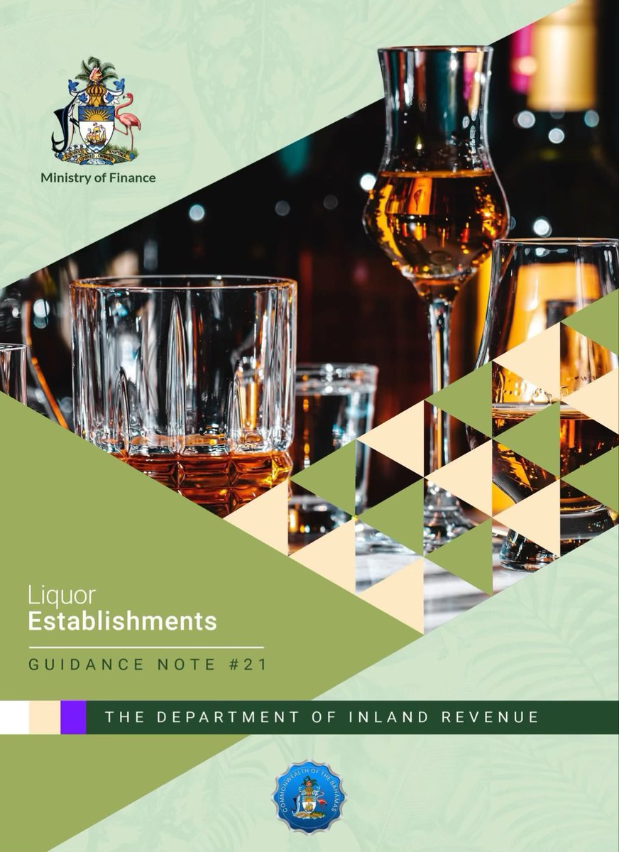 DIRBAHAMAS's tweet photo. If you own or operate a business that involves Liquor Sales, this guide is for you.

This Guide is intended to provide information about the requirements for Liquor Establishments within the context of business licencing. 

Click the link
https://t.co/qB2ReyZxLS https://t.co/VI3ofrGTTB