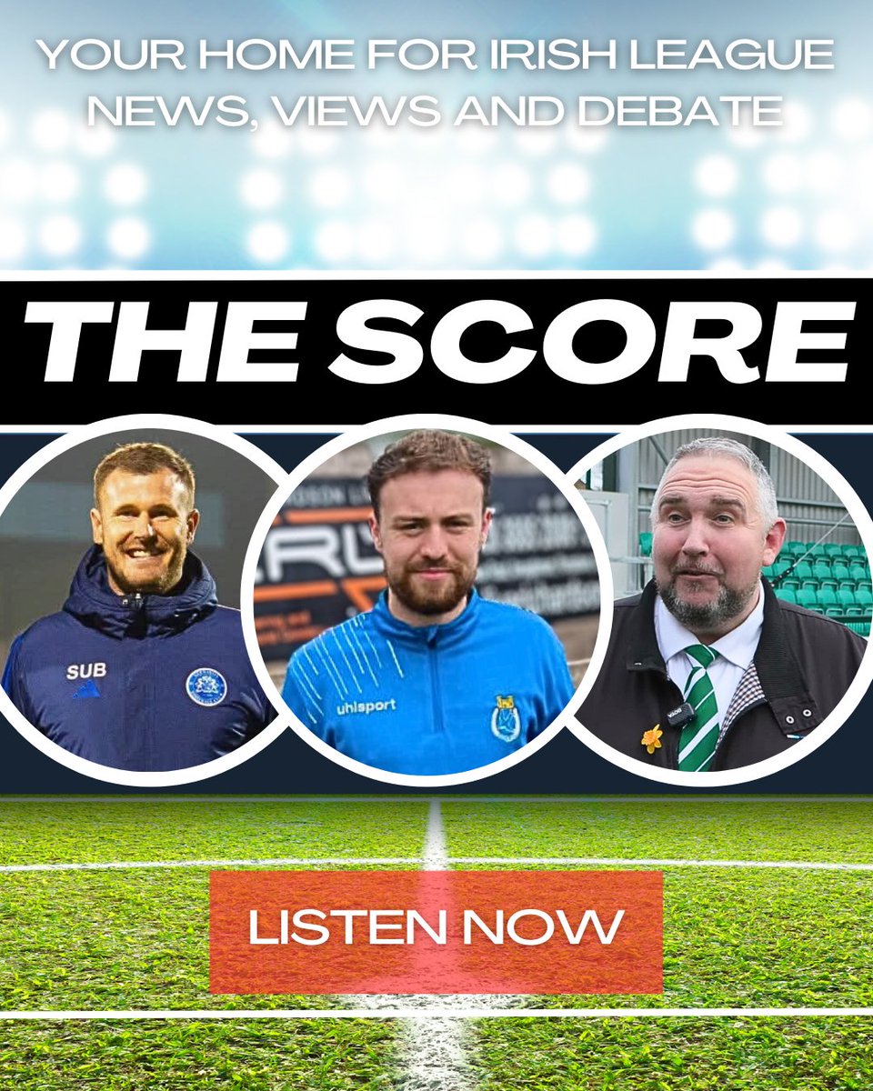 TheScoreNI's tweet photo. 🚨OUT NOW🚨

🔵 Michael O'Connor on becoming @Glenavon_FC boss, bid to beat the drop &amp; rallying cry to fans
🔵 @DgnSwifts midfielder Tiernan Kelly on settling in at Stangmore
🟢 Cliffy Adams wants to put smiles back on faces at @dundelaofficial

Listen 🎧: https://t.co/Vfcq0VMOwV https://t.co/X0R576tlZ2