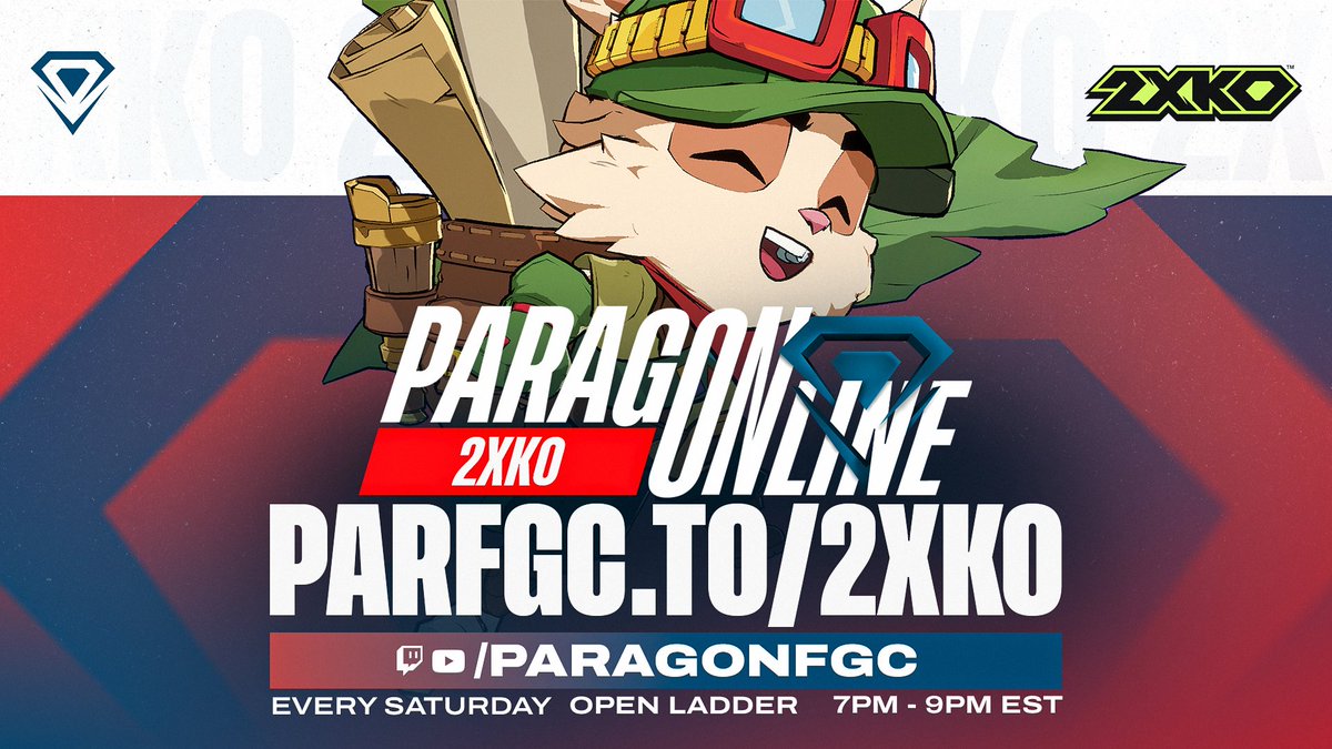 ⚠️ ParagOnline #2XKO
🗓️ Saturdays: 4 PM PST / 7 PM EST

Sign Up: parfgc.to/2XKO
Prizepool: parfgc.to/2XMATCH