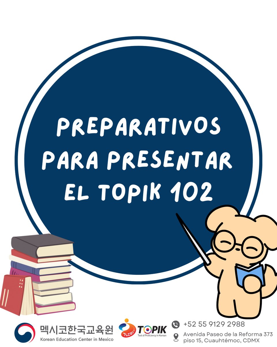 kec_mexico's tweet photo. ¿Preparándote para el TOPIK? ✍️🇰🇷
📝 Conoce las indicaciones finales, objetos permitidos y prohibidos para evitar contratiempos.
⏰ ¡Recuerda llegar 30 minutos antes! Una vez cerradas las puertas, no hay excepciones.
#TOPIK #KECMX #GuíaTOPIK #TOPIK102 https://t.co/bmyWBdYc5U