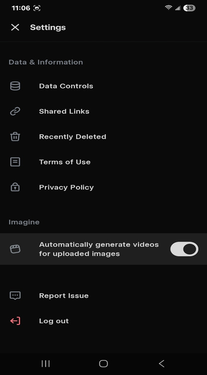 SaaSBit's tweet image. Shout out to @larrabearr for posting about this.
I found It useful so I'm just passing it along!
Pro tip! You can turn the settings to off for auto-generating photos into images. Update Grok to the latest Android v1.0.59 to gain access to this new function!