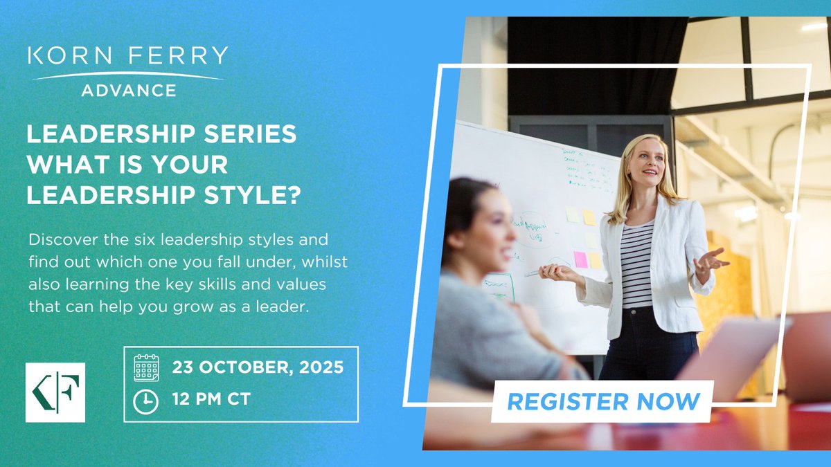 Leaders, do you know which of the six #leadership styles best reflects you?

Join our upcoming webinar with Loretta Barr and Val Olsen to find out what your leadership approach is, and identify the skills you need be a great leader. krnfy.bz/4qawh7E