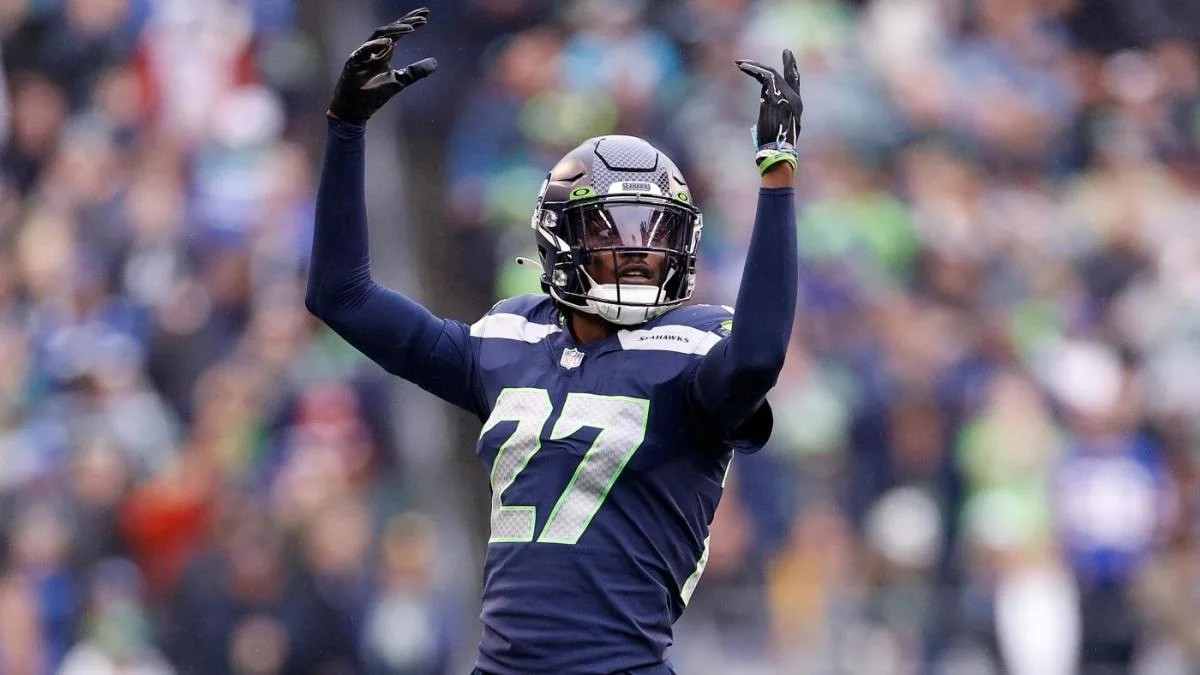 thomasrp93's tweet photo. ESPN Bill Barnwell suggest following trade for Eagles:

- Eagles receive: Tariq Woolen, 5th round pick
- Seahawks receive: Kelee Ringo, 4th round pick 

Sign me all the way up!
#Eagles https://t.co/PbF4SdMwf4