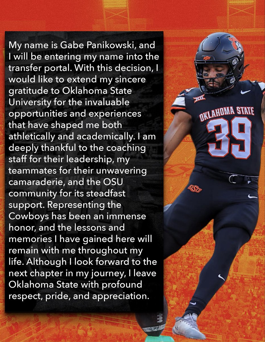 Thank you Oklahoma State