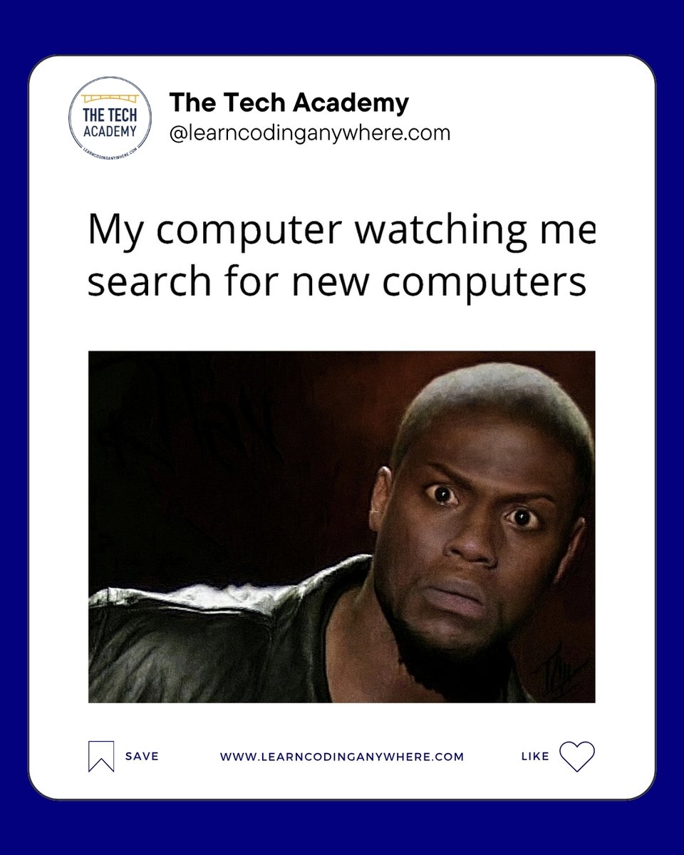 TheTechAcad's tweet image. My computer: My friend, are you serious right now? 😅
#learncodinganywhere #learntocode #thetechacademy #codingmeme #programmerhumor #funny #programmermeme #codememe #codehumor #juniordeveloper