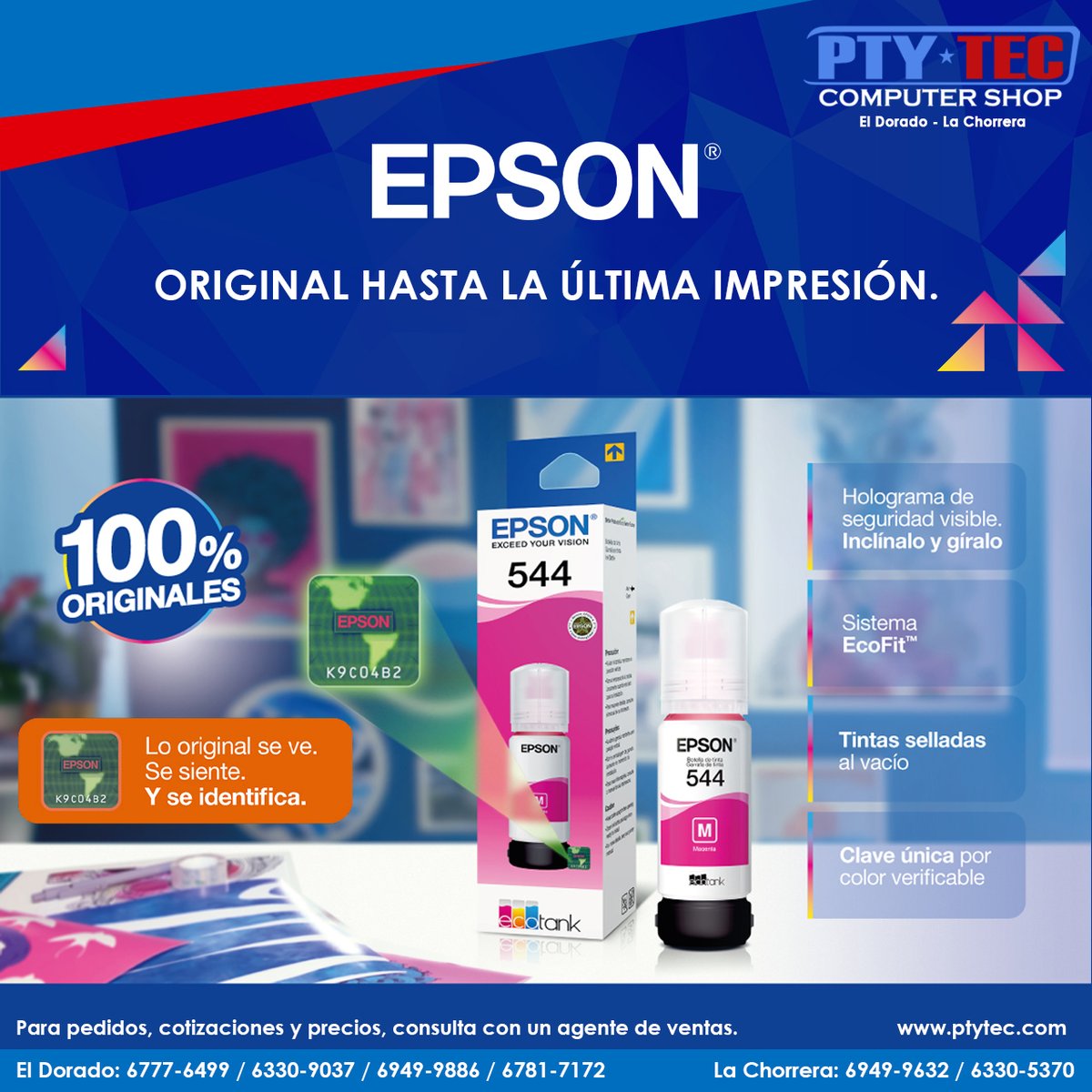 ptytec_computer's tweet image. ¡Lo original se nota!
Elige tintas originales para imprimir tus obras y darles la calidad que merecen.

Más productos: ptytec.com/product/search…

#ptytecdorado #ptytecchorrera #Ptyteccomputershop #ptytec #Epson #TintasOriginales #EcoTank #TintasOriginalesEpson