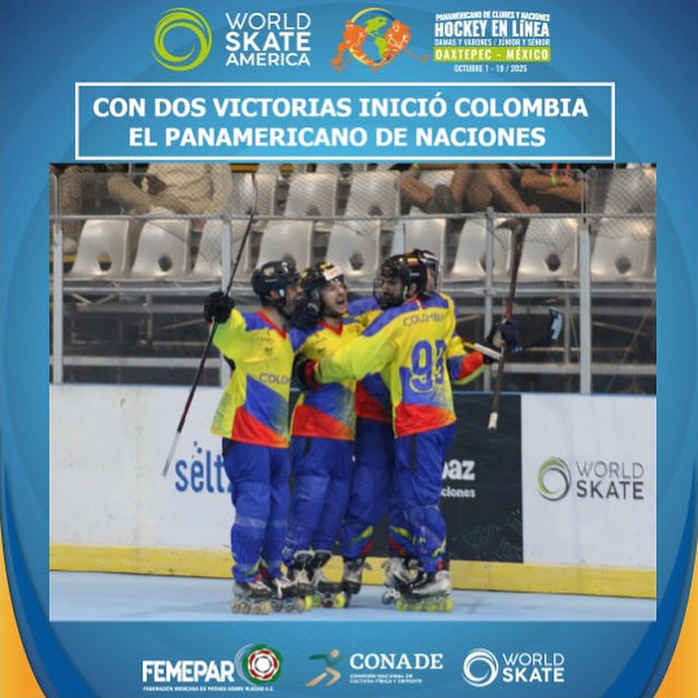 Las selecciones Colombia iniciaron su participación en el Campeonato Panamericano de Naciones de Hockey en Línea 2025 con victorias en damas júnior y los varones sénior. 

Lea la nota completa en nuestro sitio web 📲short.do/zK9Ek_