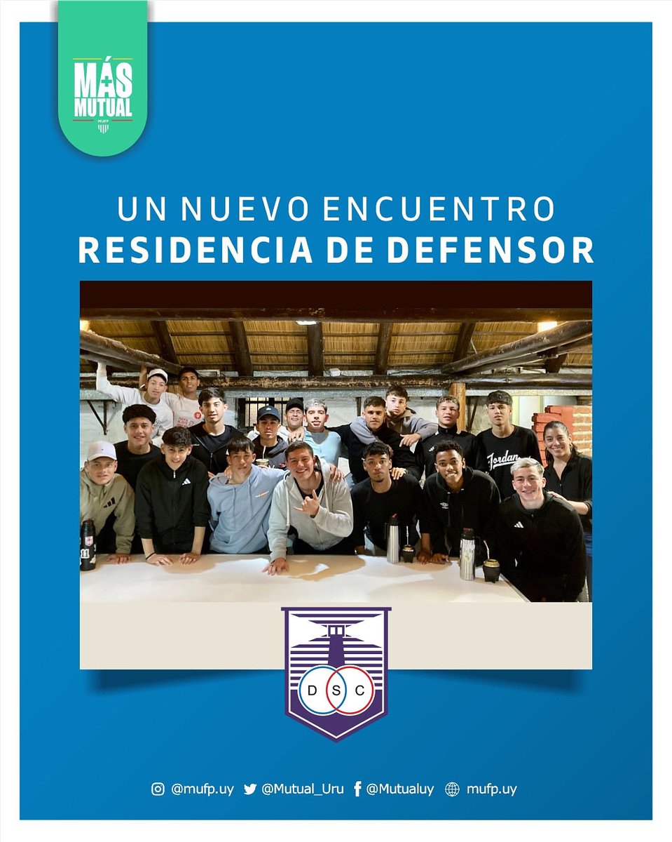 🤝 𝐄𝐬𝐩𝐚𝐜𝐢𝐨𝐬 𝐪𝐮𝐞 𝐜𝐨𝐧𝐬𝐭𝐫𝐮𝐲𝐞𝐧 𝐞𝐪𝐮𝐢𝐩𝐨.

En la tarde de ayer compartimos un nuevo encuentro con los jóvenes de la residencia de Defensor, en una jornada pensada para reflexionar sobre la convivencia y crear juntos un acuerdo común que promueva un mejor clima