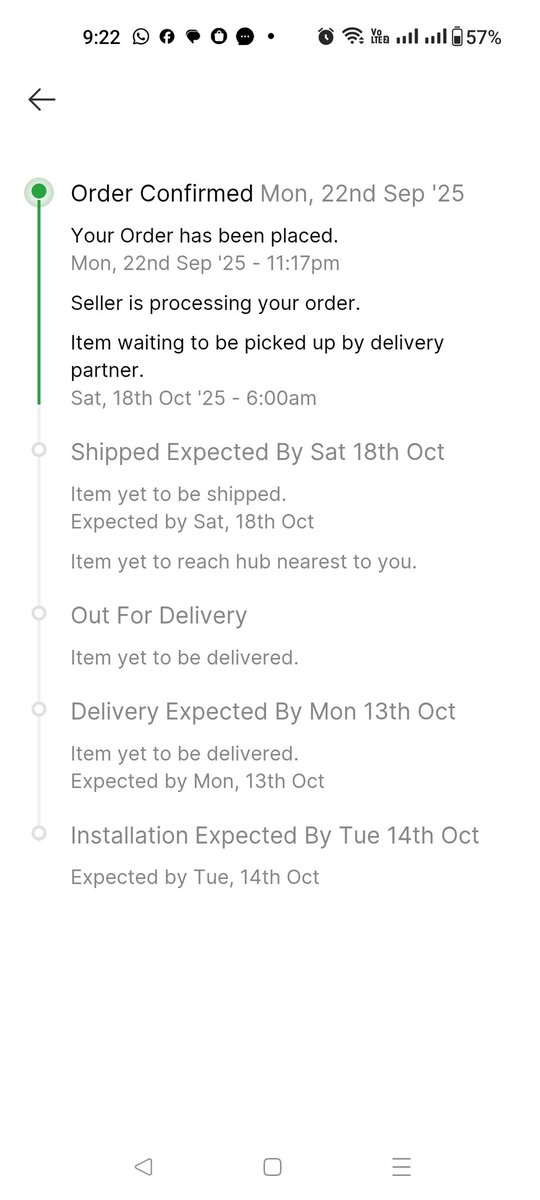 jayesh_13's tweet photo. @_Kalyan_K @flipkartsupport @flipkartsupport @Flipkart @binnybansal @rajneeeshkumar @divyaporwal_  Guys are you planning to deliver my TV on 13 Oct 2026. My bad, I thought it was on 13 October 2025, how stupid of me 😮‍💨 https://t.co/yLzXSm4LsV